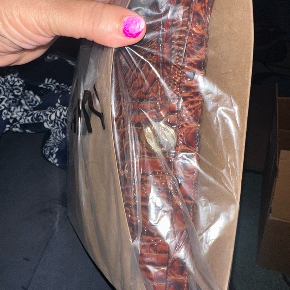 NWT, NIP Brahmin Katie Pecan Melbourne Purse - Picture 9 of 9